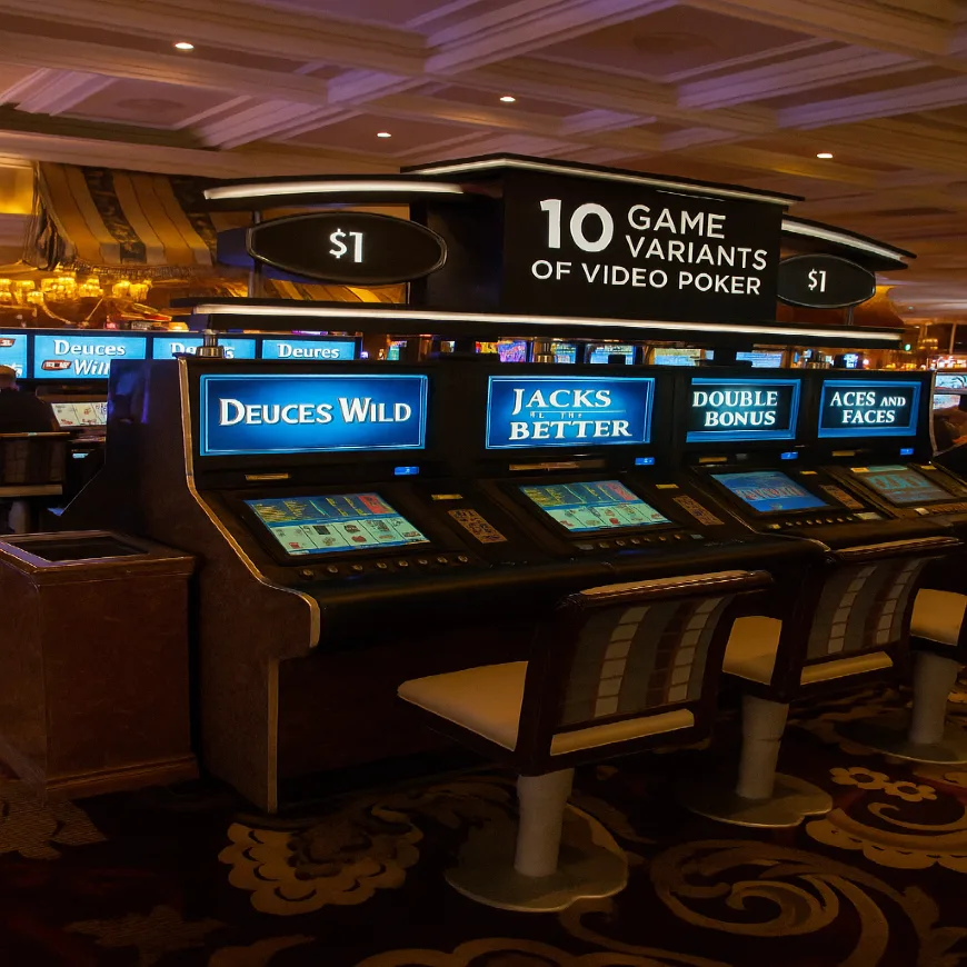 10 Game Variants of Video Poker